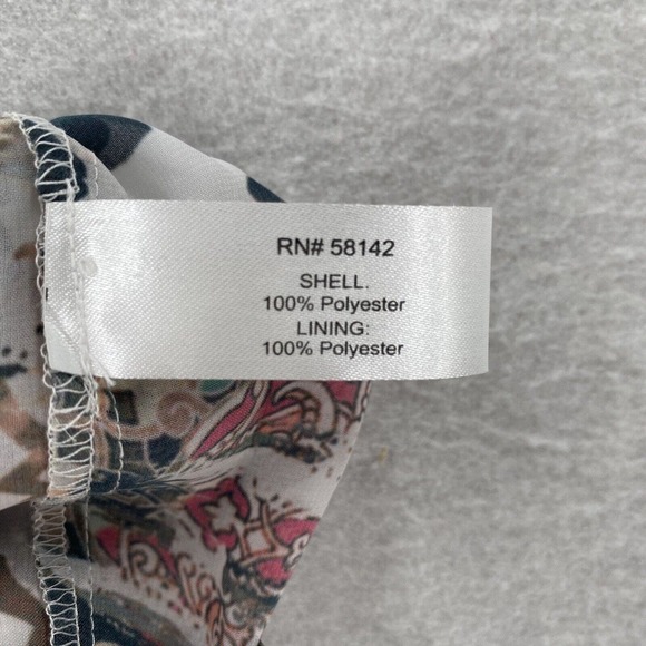 NWT Boston Proper Boho Maxi Skirt Sz 6 Colorful Abstract Flowy Southwestern - Picture 15 of 16